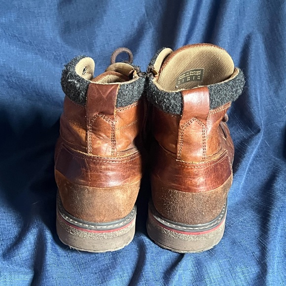 Men's Aldo Brown Leather Boots - Picture 5 of 7
